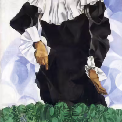 | Marc Chagall Bella With White Collar | Marc Chagall 1917
