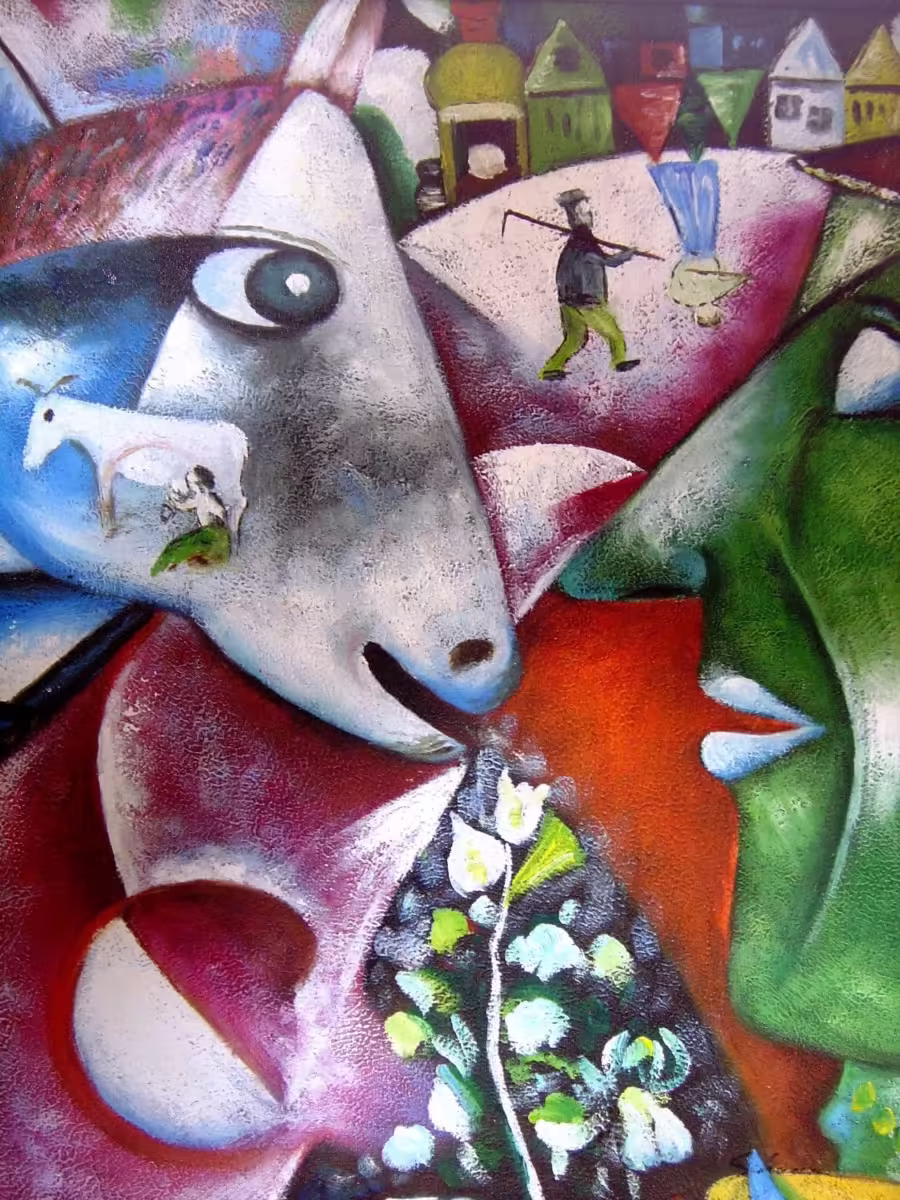 | Marc Chagall I_and_the_Village_ 1911-Chagall