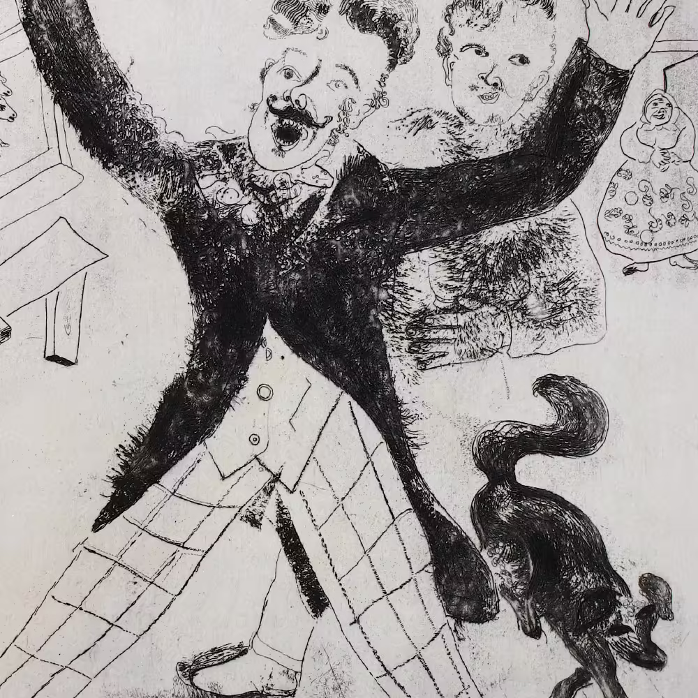 | Marc Chagall Nikolay Gogol’s novel Dead Souls etchings2