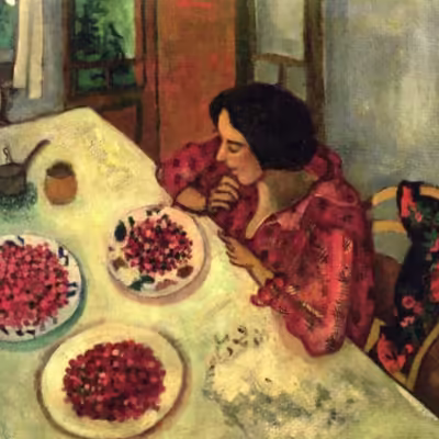 | Marc Chagall Strawberries, Bella & Ida 1916