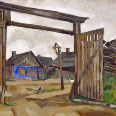 | Marc Chagall House at Vitebsk (1917)