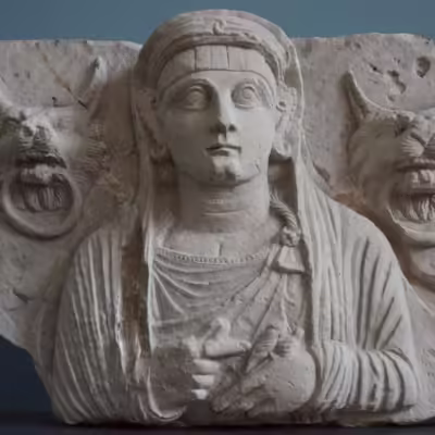 | The Ancient City of Palmyra Funerary Faces of Palmyra 3
