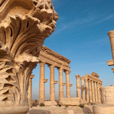 | The Ancient City of Palmyra Ruins-Grand-Colonnade-The Ancient City of Palmyra-Syria
